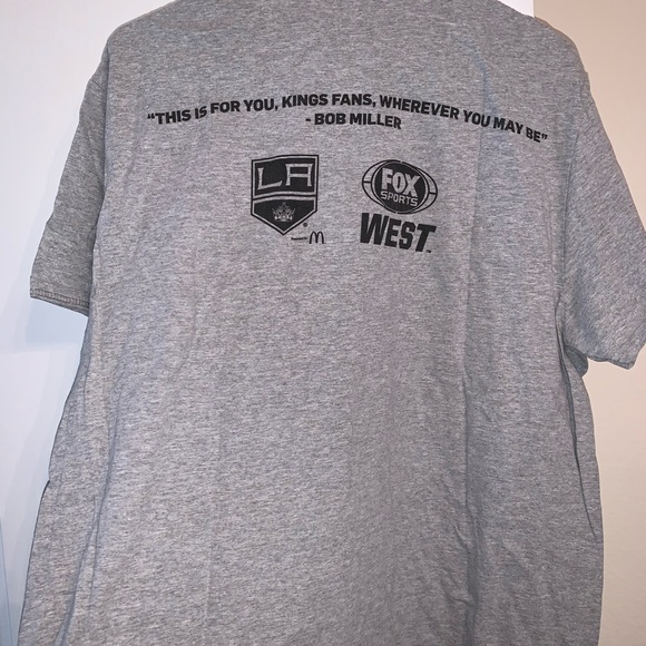 LA Kings Commemorative Bob Miller Tee Mens XL - Picture 5 of 5
